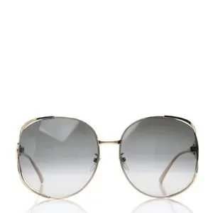 New - GUCCI OVAL SUNGLASSES GG0225S 001 GOLD 63MM 0225 Gucci | Accessories | New Gucci Oval Sunglasses Gg225s 00  main image 4